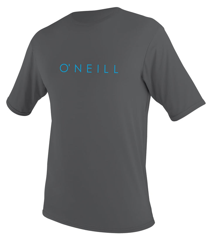 O'Neill Youth Basic Skins LSF 30 + Short Sleeve Sun Shirt 8 Smoke, 8 Smoke
