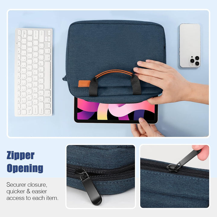 MoKo 9-11" Tablet Tasche Hülle, Schutztasche mit Schultergurt für iPad Pro 11 M2 2022-2018/iPad 10.