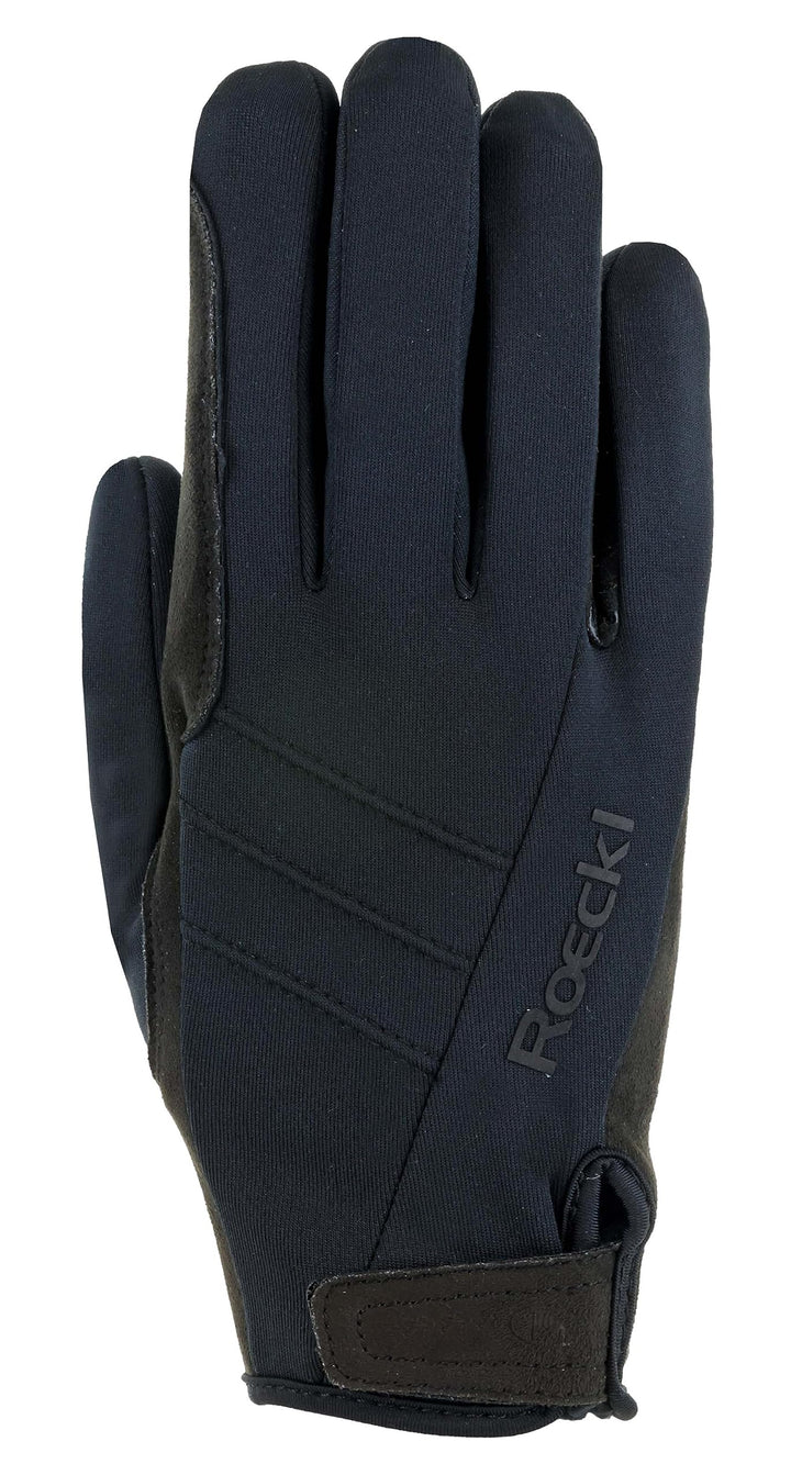 Roeckl Sports Reithandschuh WISBECH, Turnier Winter Handschuh, 2 Farben, Grösse 6-11, 7 Schwarz