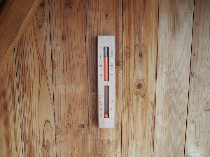 Home Sauna Experience Hse Cedar Box Sauna Sand Timer 15 Minuten Rust Red