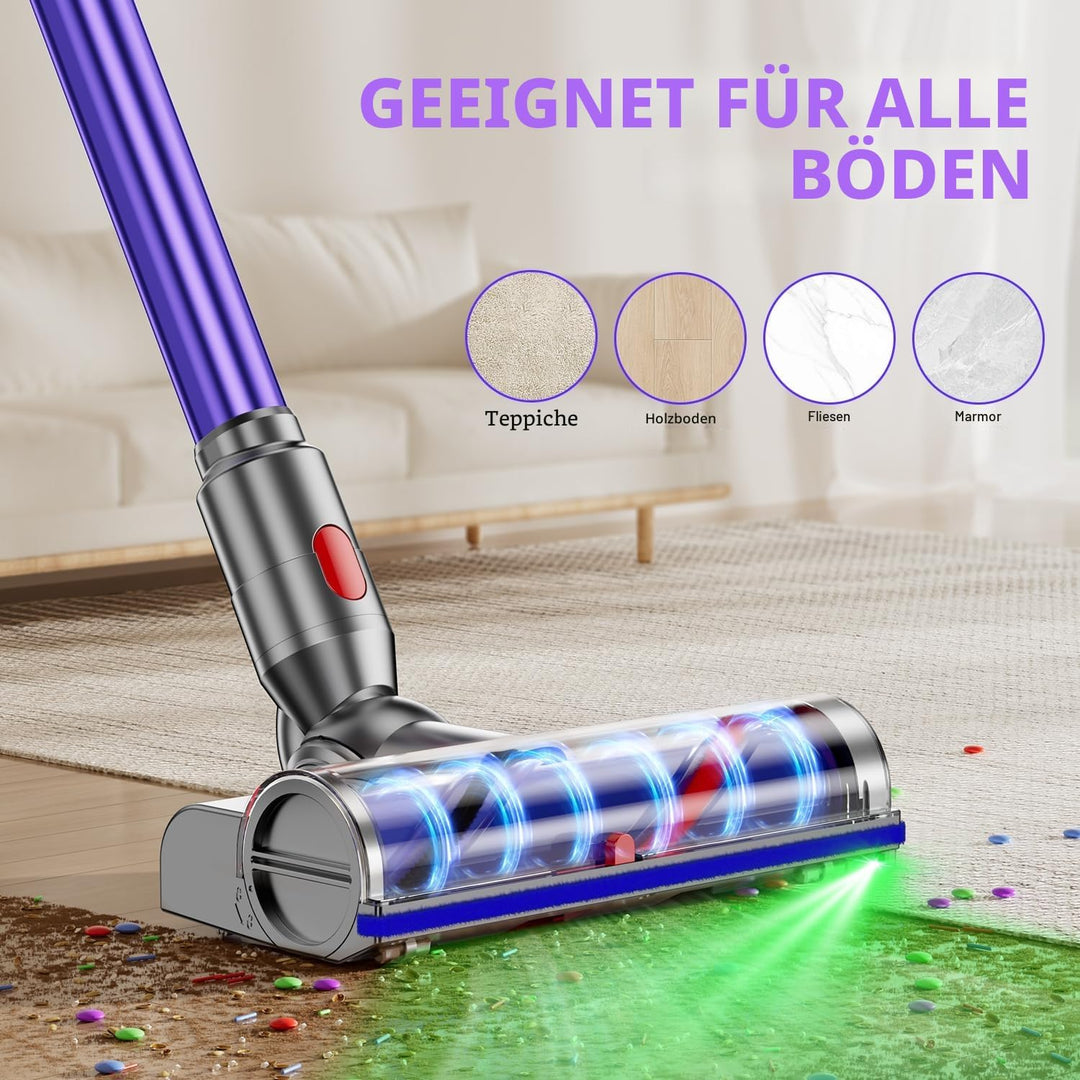 Electric Brush Compatible with Dyson V7, V8, V10, V11, V15 Vacuum Cleaner Attachment, Part Direct Dr