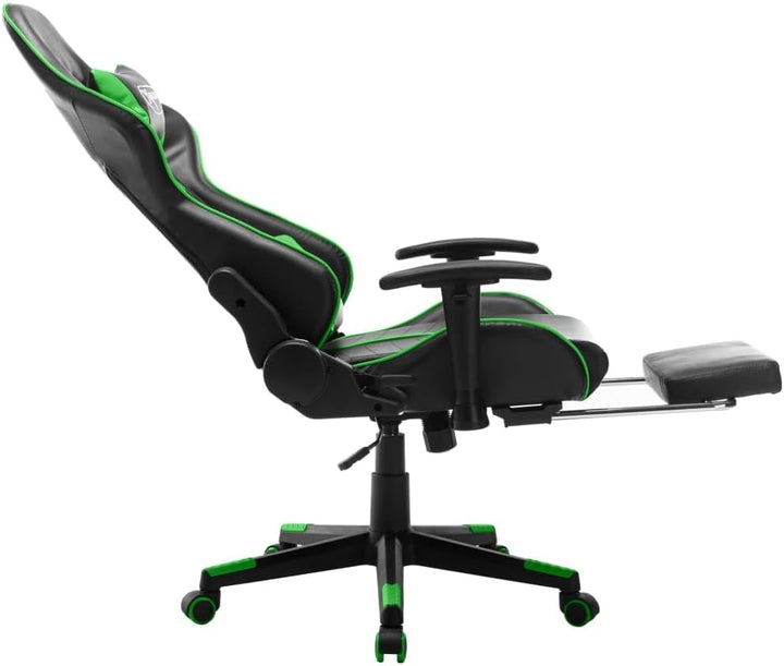 vidaXL Gaming Stuhl mit Fussstütze Höhenverstellbar Chefsessel Bürostuhl Schreibtischstuhl Sportsitz