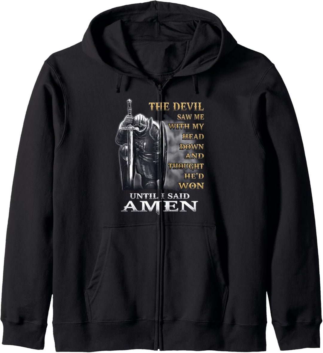 The devil saw me with my head down Kapuzenjacke