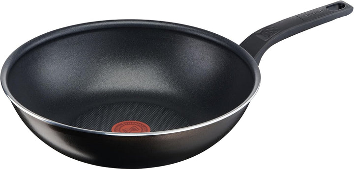 Tefal Easy Cook & Clean Wokpfanne 28 cm, Antihaftbeschichtung, Thermo-Signal Temperaturindikator, Sc