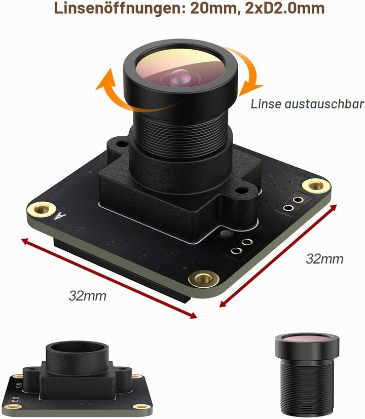 innomaker OV9281 Camera up to 453fps External Trigger Stream Mode Monochrome Global Shutter Sensor 1