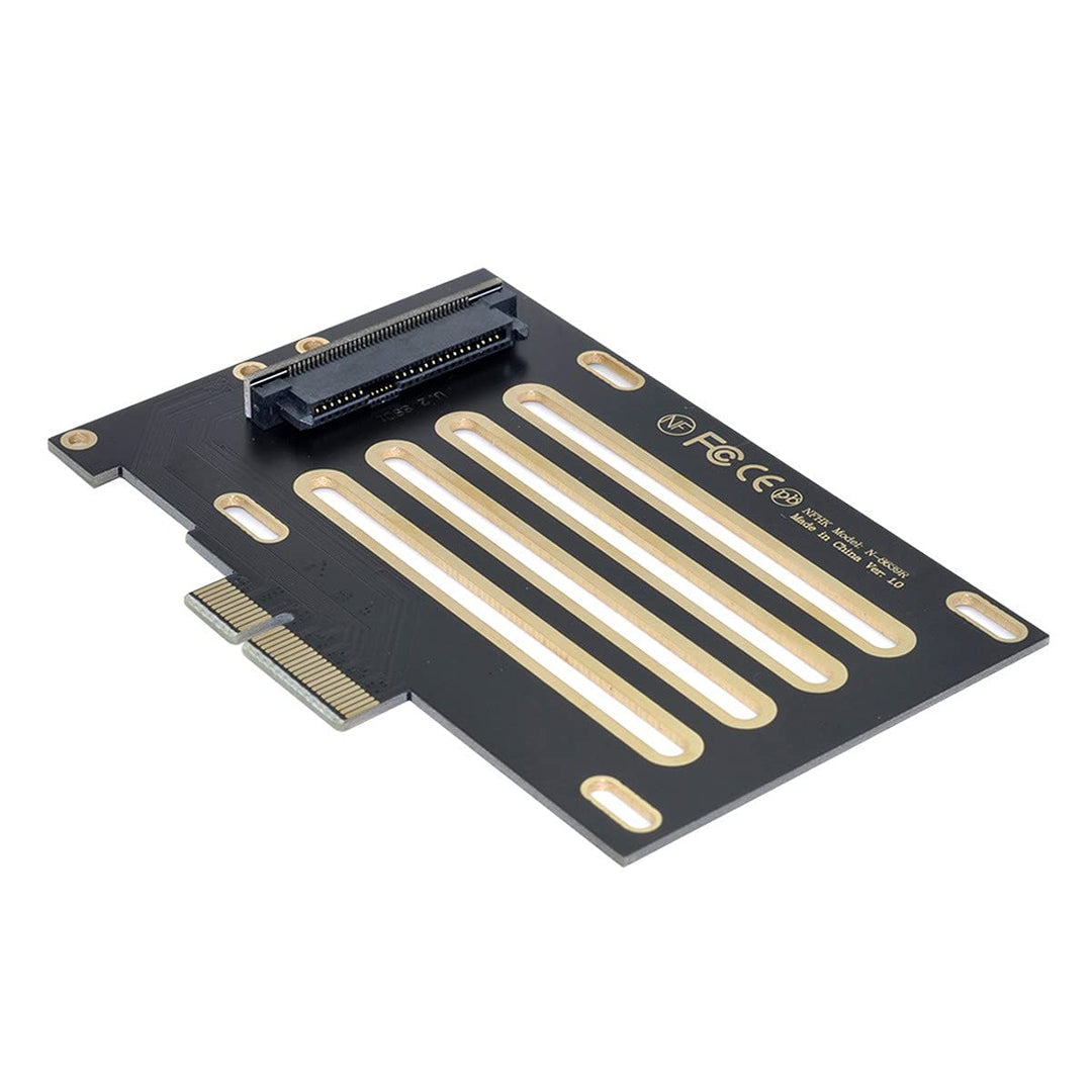 Cablecc PCI-E 3.0 x4 Lane auf U.2 U2 Kit SFF-8639 Host Adapter für Intel Motherboard & 750 NVMe PCIe
