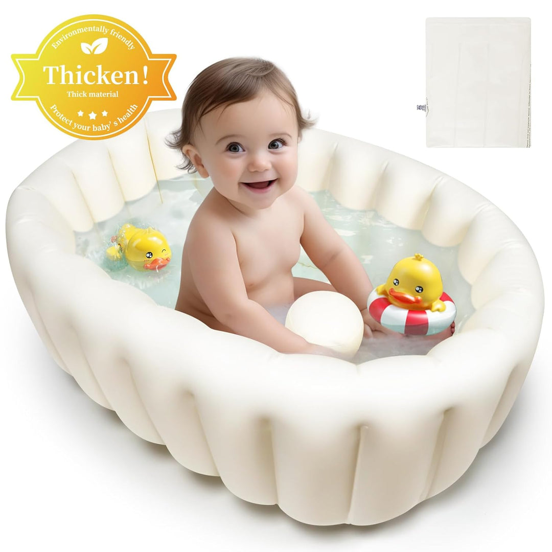 Baby aufblasbare Badewanne, Kleinkind Bad faltbare Baby-Badewanne Reise Unterstützung 0-12 Monate fü