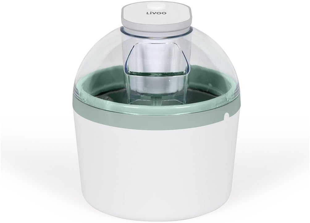 Livoo - Elektrische Eismaschine DOM461 - Eismaschine - für die Zubereitung von EIS, Sorbet und gefro