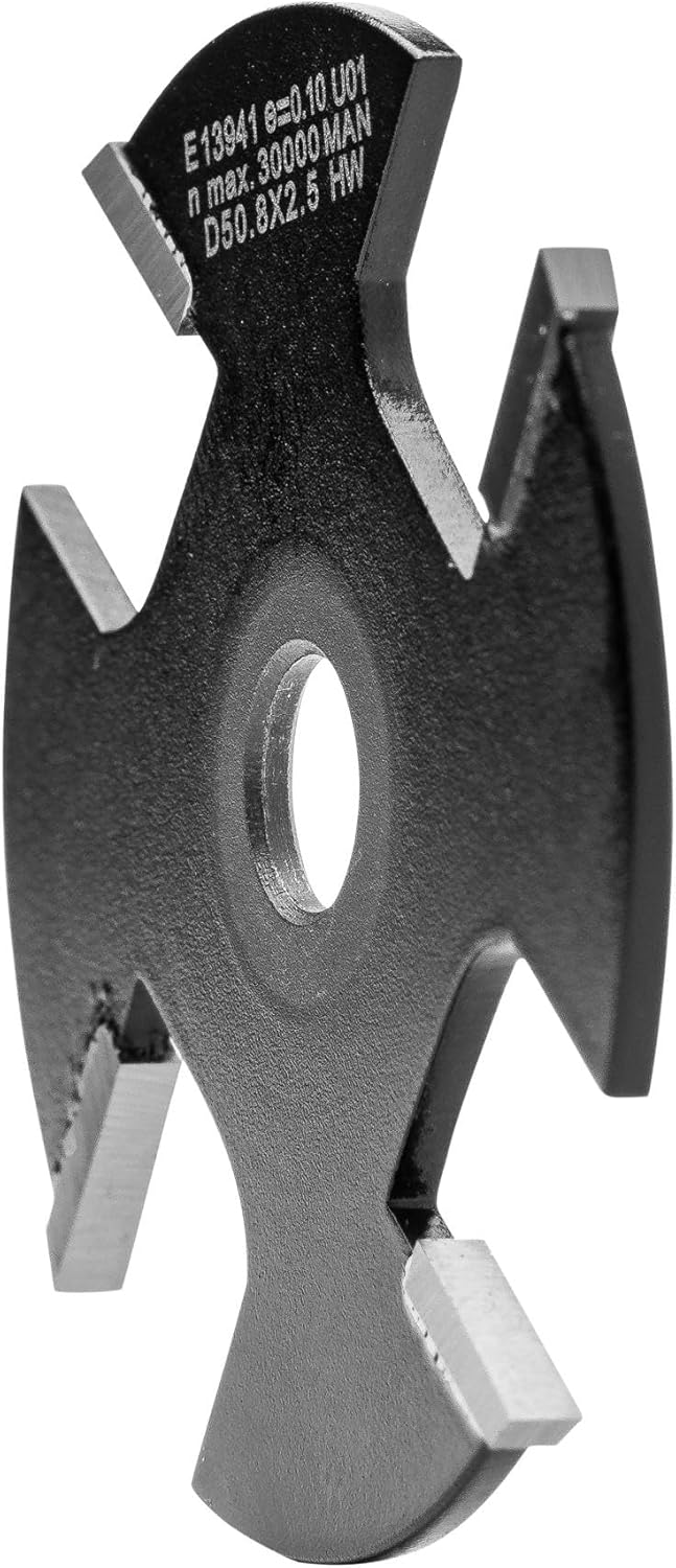 ENT 13941 Scheibennutfräser HW, Schaft (S) 8 mm, Durchmesser (D) 50,8 mm, NL 2,5 mm, Z4 D=50,8 / NL=