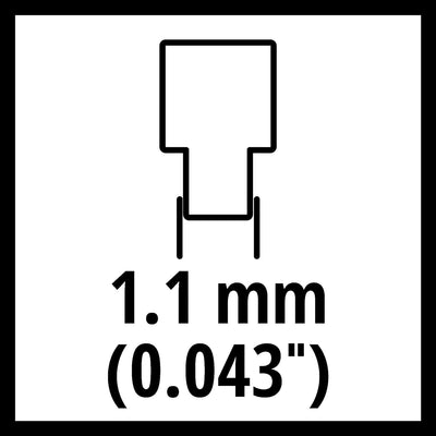 Original Einhell Ersatzkette 30 cm (Kettensägen-Zubehör, passend für Akku-Kettensäge FORTEXXA 18/30,