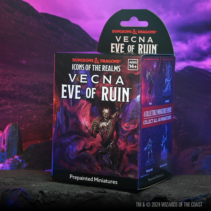 WizKids D&D Icons of The Realms: Vecna: Eve of Ruin - Single Booster | Dungeons and Dragons Figures