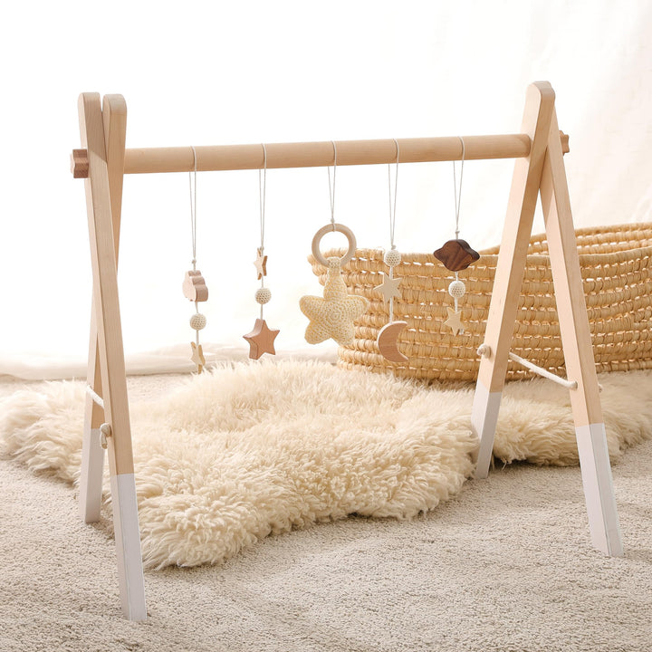 Promise Babe Spielbogen Baby Holz Baby Gym Holz Baby Spielbogen Neugeborenen Spielzeug Spielbogen Ac