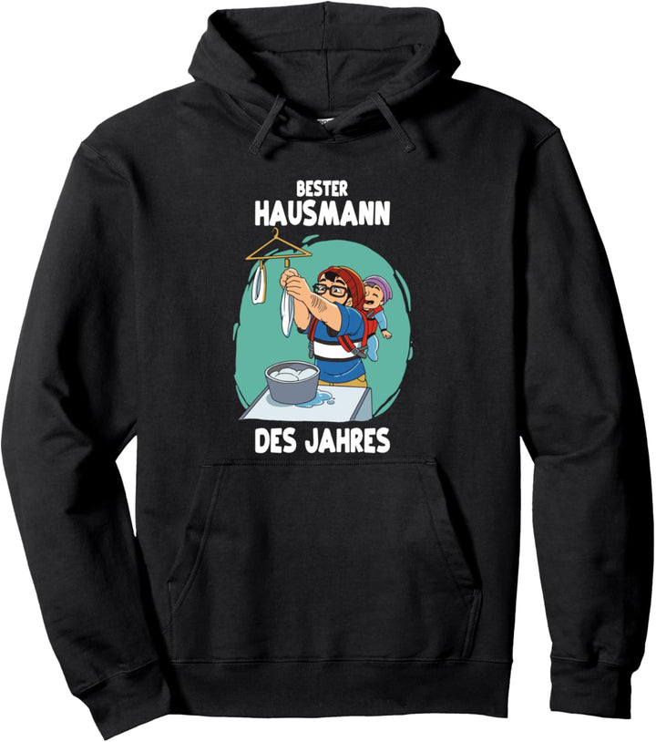 Bester Hausmann des Jahres - Elternzeit Vater des Jahres Pullover Hoodie