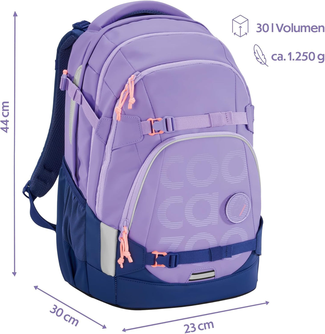 coocazoo Schulrucksack Mate, ergonomischer & anpassbarer Tornister, höhen- & grössenverstellbar, mit