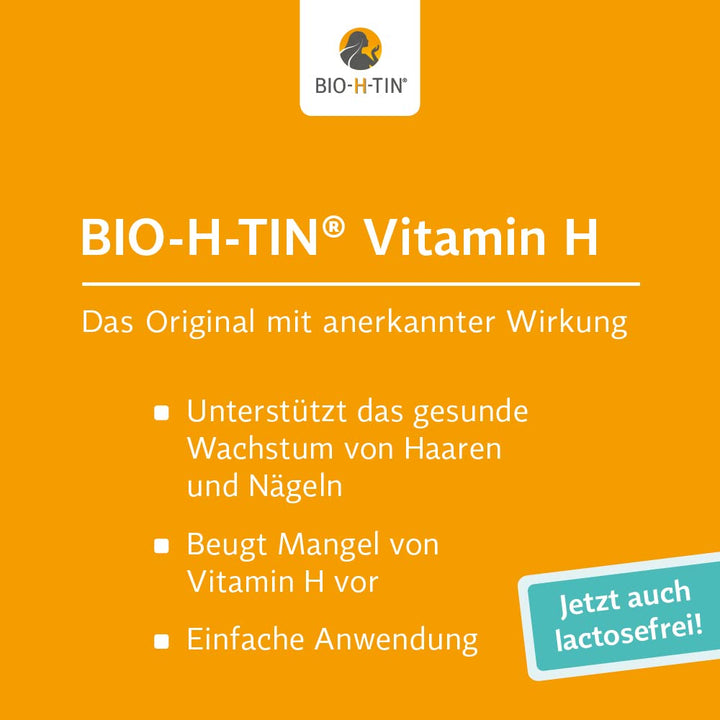 BIO-H-TIN stärkendes Nagel-Serum (3,3 ml) & Vitamin H 2,5mg 84 Tabl. - Zum Aufbau kräftiger & gesund