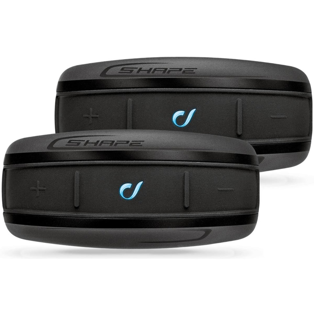 Interphone Shape - Doppelpack - Bluetooth-Kommunikationssystem für Motorräder - Pilot Passagier, 10M