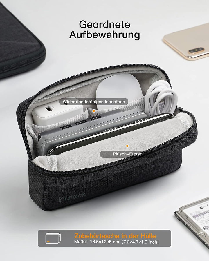 Inateck Eva stossfeste Laptoptasche kompatibel mit 14 MacBook Pro M3/M2/M1 Pro/Max 2023-2021, 13 Mac