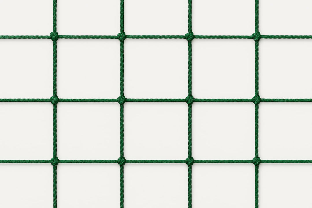 Ballfangnetz - Ballnetz - Netz - grün - Masche 5 cm - Stärke: 1,2 mm - Grösse: 5,00 m x 50 m