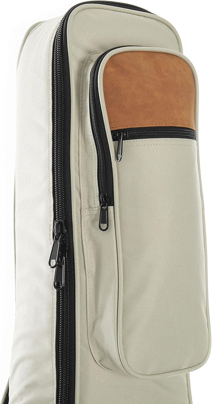 MUSIC STORE Gig-Bag (Acoustic Guitar, Beige) - Bag for Acoustic Guitars