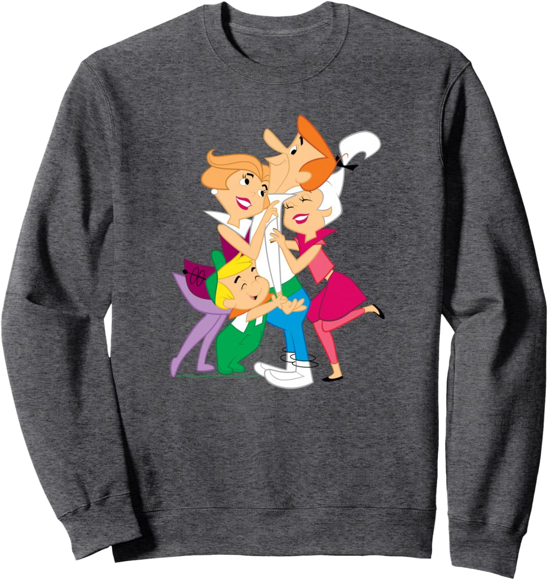 The Jetsons George Jane Judy Elroy Group Hug Sweatshirt