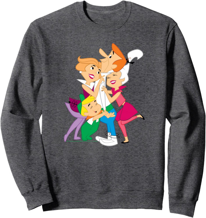 The Jetsons George Jane Judy Elroy Group Hug Sweatshirt