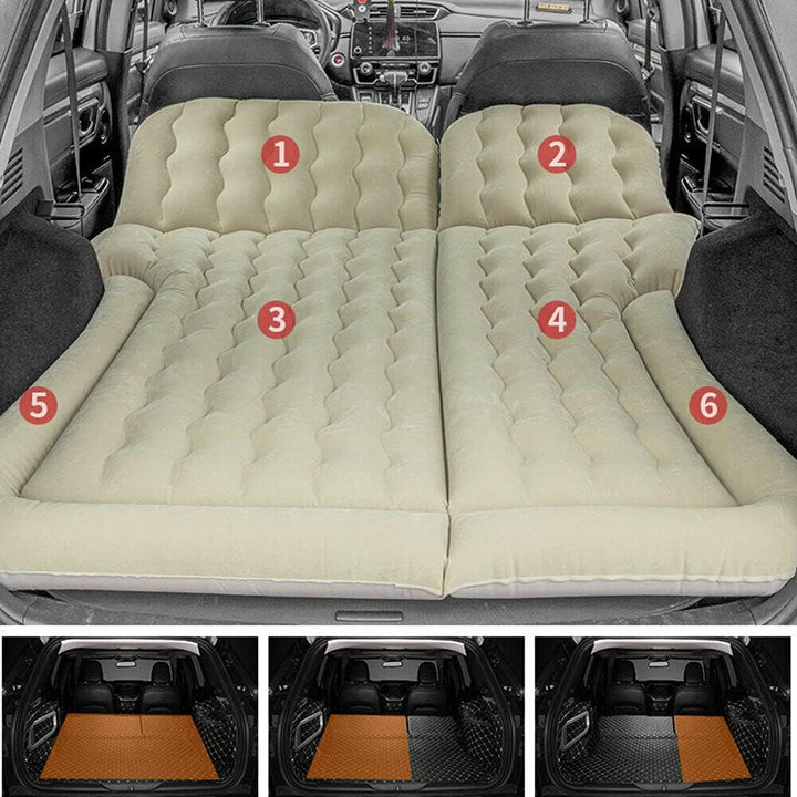 Auto Luftmatratzen, Camping Aufblasbare Matratze mit Luftpumpe und Kissen Bewegliche Dickere Luftbet