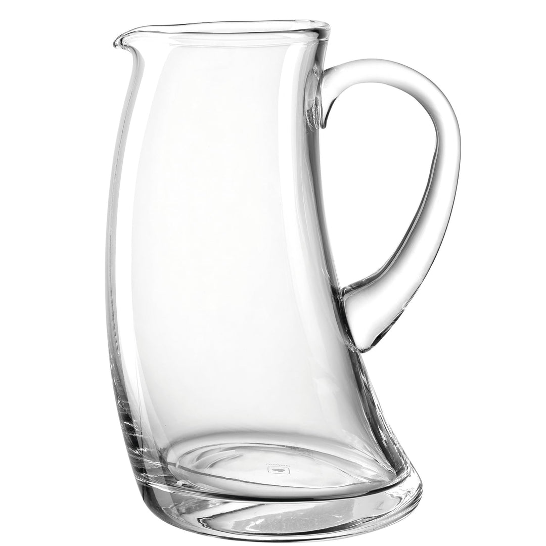 LEONARDO Swing Krug - Wasserkaraffe aus hochwertigem Glas - Inhalt 1,2 Liter - Spülmaschinenfest, ro