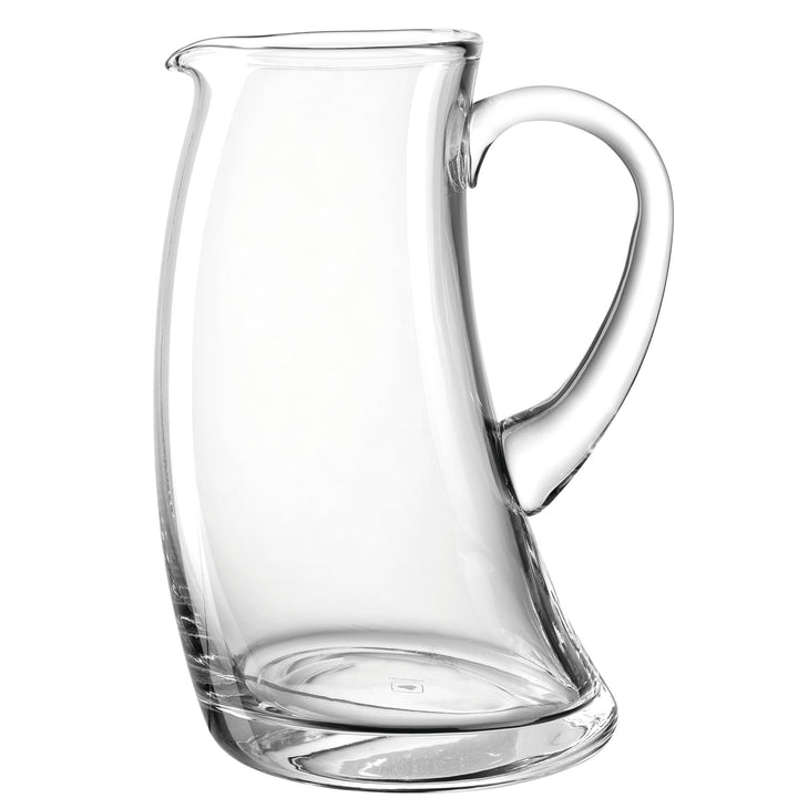 LEONARDO Swing Krug - Wasserkaraffe aus hochwertigem Glas - Inhalt 1,2 Liter - Spülmaschinenfest, ro
