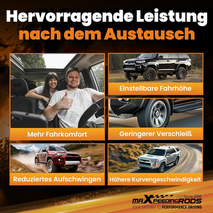 maXpeedingrods 2X Luftfeder für 5er Touring E61 37126765602 37126765603 Luftfederung Hinten 2X hinte