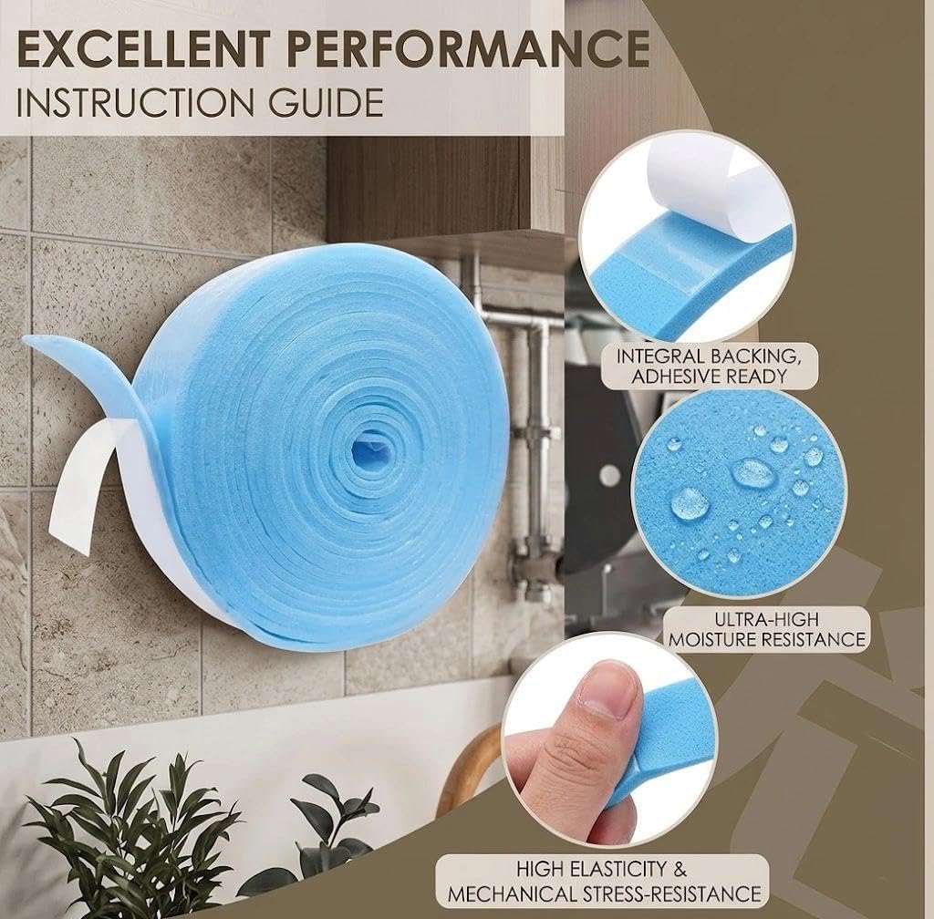 Randdämmstreifen Selbstklebend,Randdämmstreifen,Edge Insulation Strip für Estrich,Dämmband für Fussb