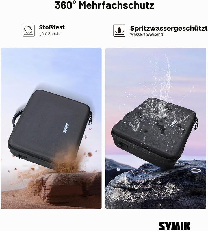 SYMIK Tasche für DJI Flip, Spritzwassergeschützt, Kompakte Umhängetasche, Schützende Aufbewahrungsta
