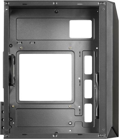 Mars Gaming MC-S1, Gehäuse PC Micro-ATX Ultra-Kompakt, 12-Mode ARGB Frontbeleuchtung, FRGB Lüfter, F