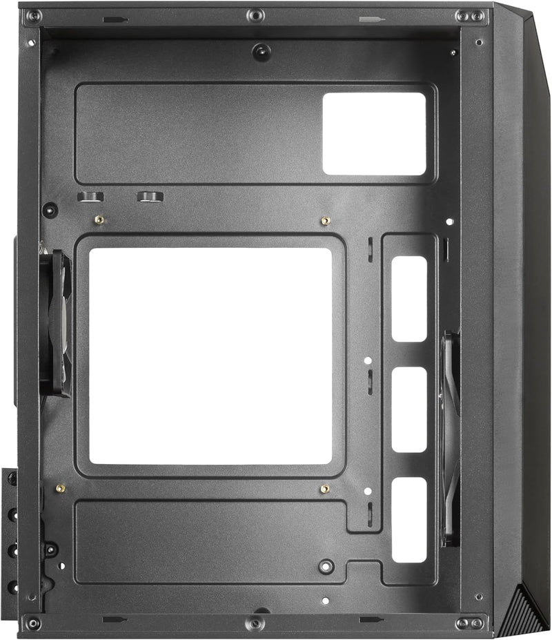 Mars Gaming MC-S1, Gehäuse PC Micro-ATX Ultra-Kompakt, 12-Mode ARGB Frontbeleuchtung, FRGB Lüfter, F