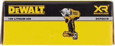 Dewalt XR Akku-Schlagschrauber DCF891N (18V, ½ Zoll Aussenvierkant-Aufnahme mit Spreng- bzw. HOG-Rin