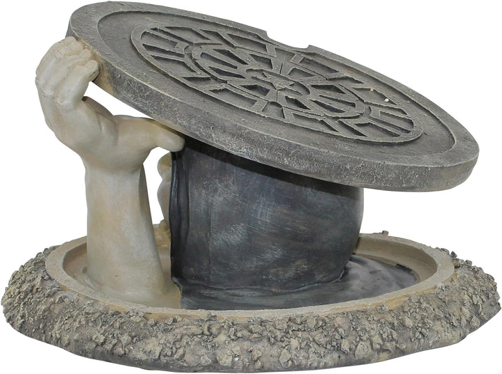 Design Toscano Der Bewohner unterhalb, Gartenskulptur - Gross, Gross