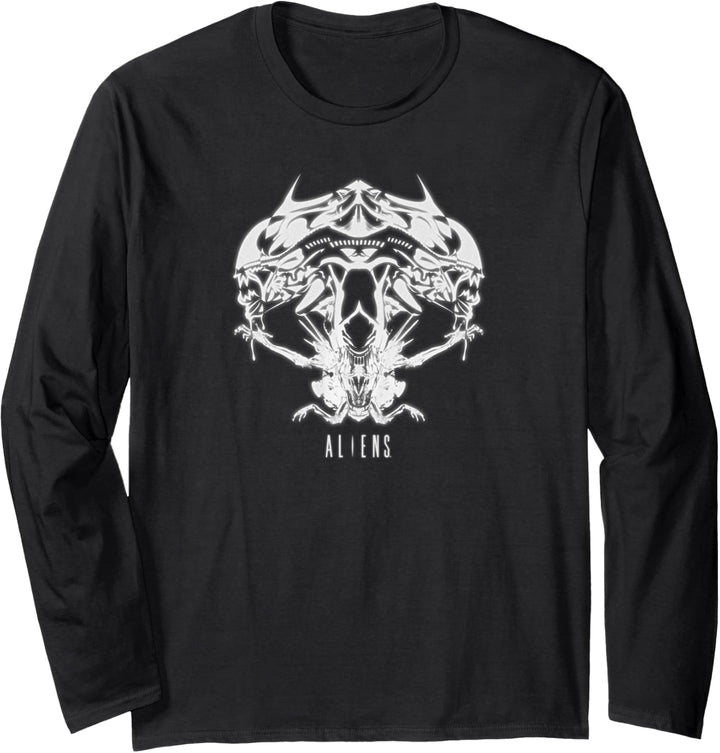 Aliens Xenomorph 80s Movie Langarmshirt