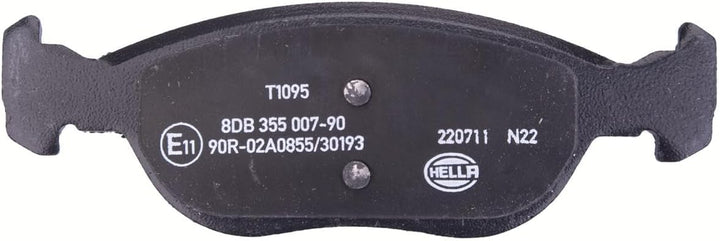 HELLA PAGID 8DB 355 007-901 Bremsbelagsatz - T1095 - Dicke/Stärke: 17.9mm - Bremssystem: Teves - mit