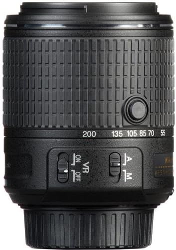 Nikon AF-S DX Nikkor 55-200 mm 1:4-5,6G ED VR II Objektiv schwarz