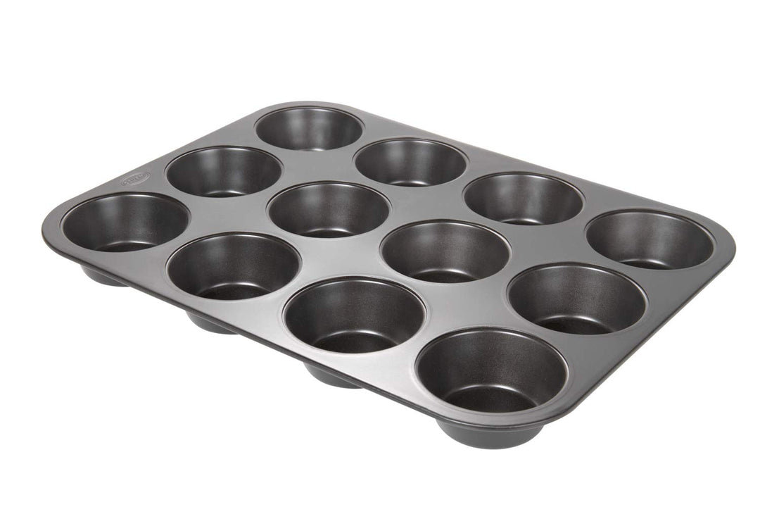 Wenco 545969 12er Muffinform, Spülmaschinengeeignet, Schwarz Version 2020, Version 2020