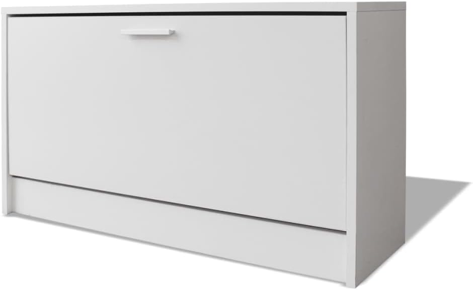 vidaXL Schuhbank Weiss 80x24x45 cm