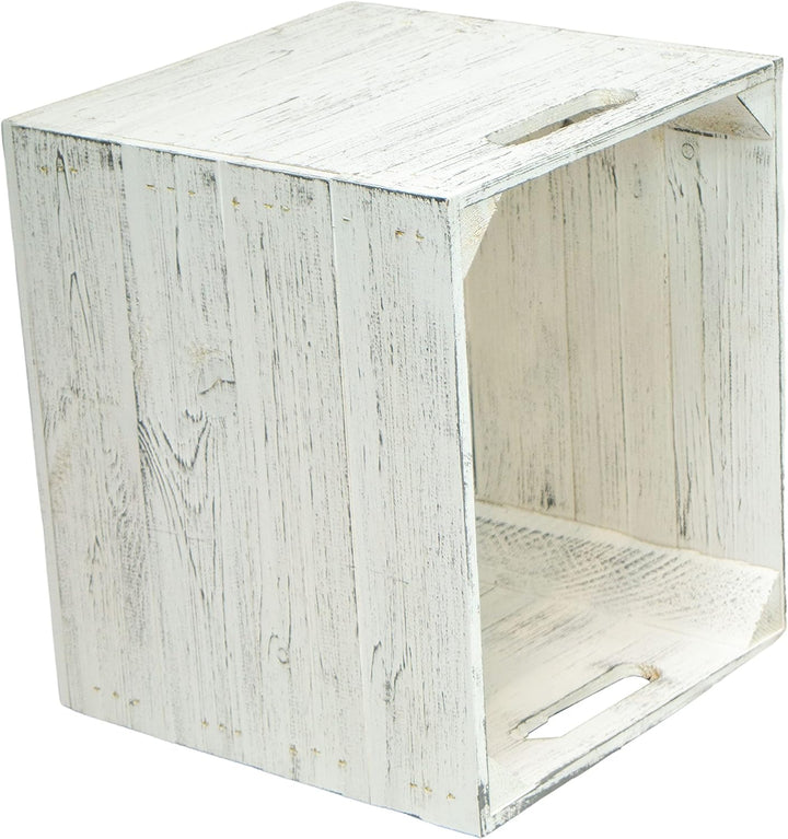 Aufbewahrungsbox Shabby weiss Einschubkiste Schubladenbox look passend für alle Kallaxregale und Exp