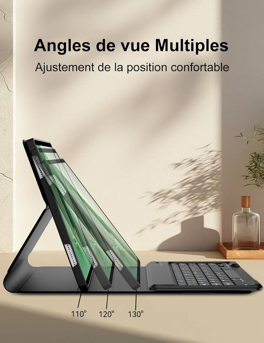 FOGARI Tastatur für Honor MagicPad 2 WiFi Tablet 12,3 Zoll 2024, AZERTY Französische AZERTY-Tastatur