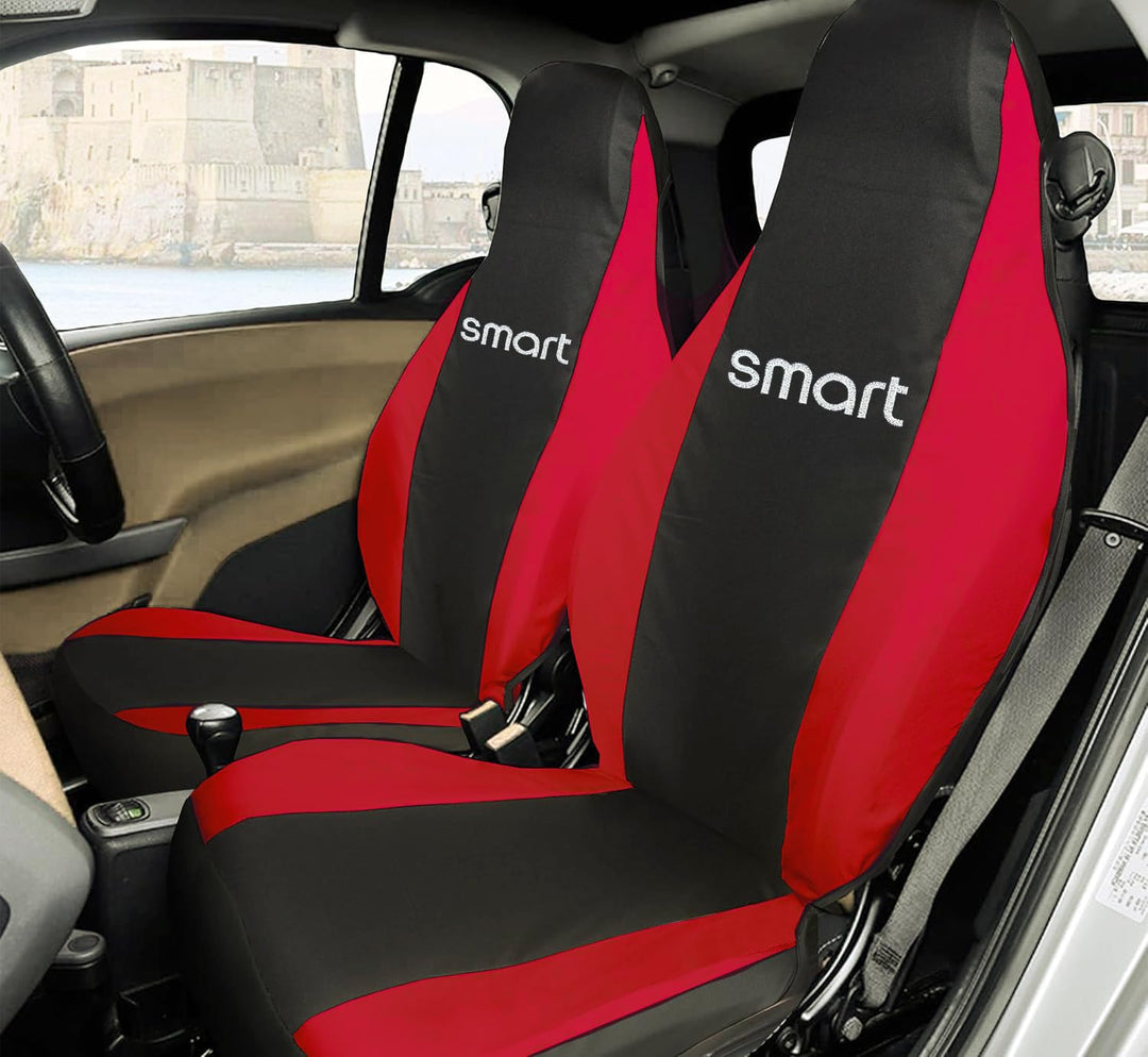 Rebeca Shop® Vordersitzbezüge kompatibel für Smart Fortwo 1., 2. und 3. Serie, W450, W451, W453, 2er