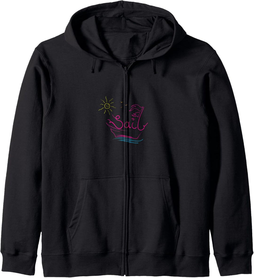 Segeln bei Sonnenschein - Segler, Skipper, Segelboot Kapuzenjacke