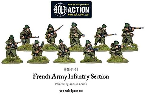 French Army: Infantry Section, 28mm Bolt Action Wargaming Miniatures