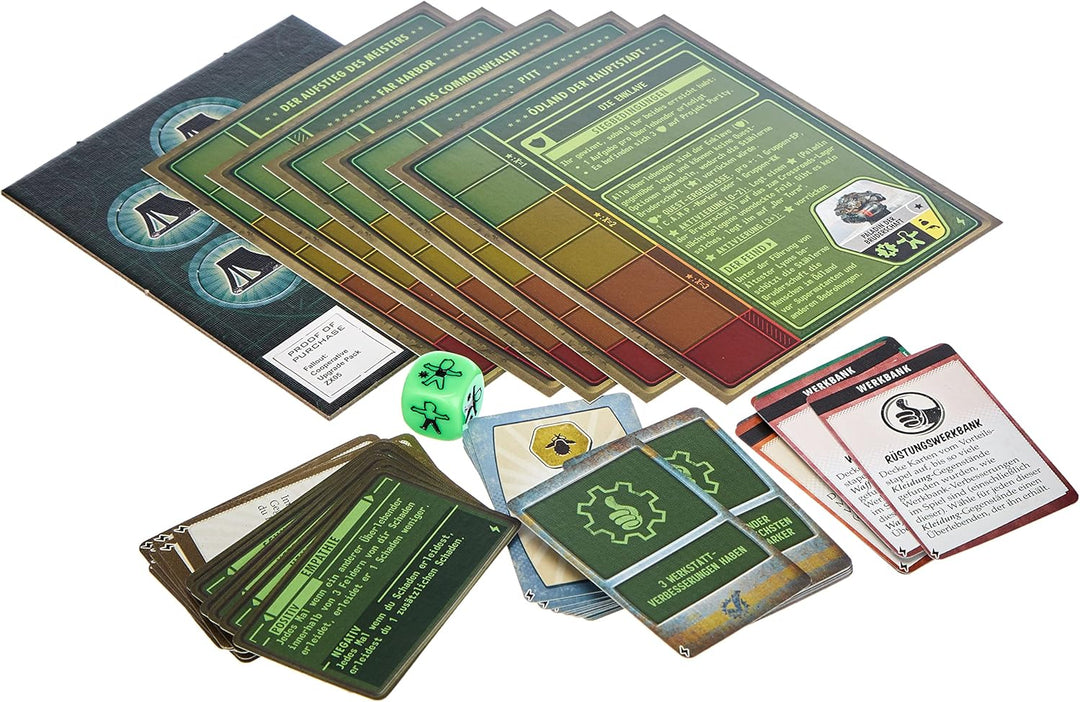 Fantasy Flight Games, Fallout – Atomare Allianz, Erweiterung, Expertenspiel, Strategiespiel, 1-4 Spi