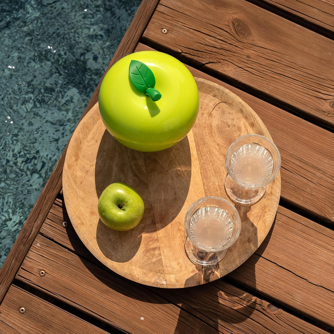 Eisbehälter – Eimer für Eiswürfel – Motiv Apfel