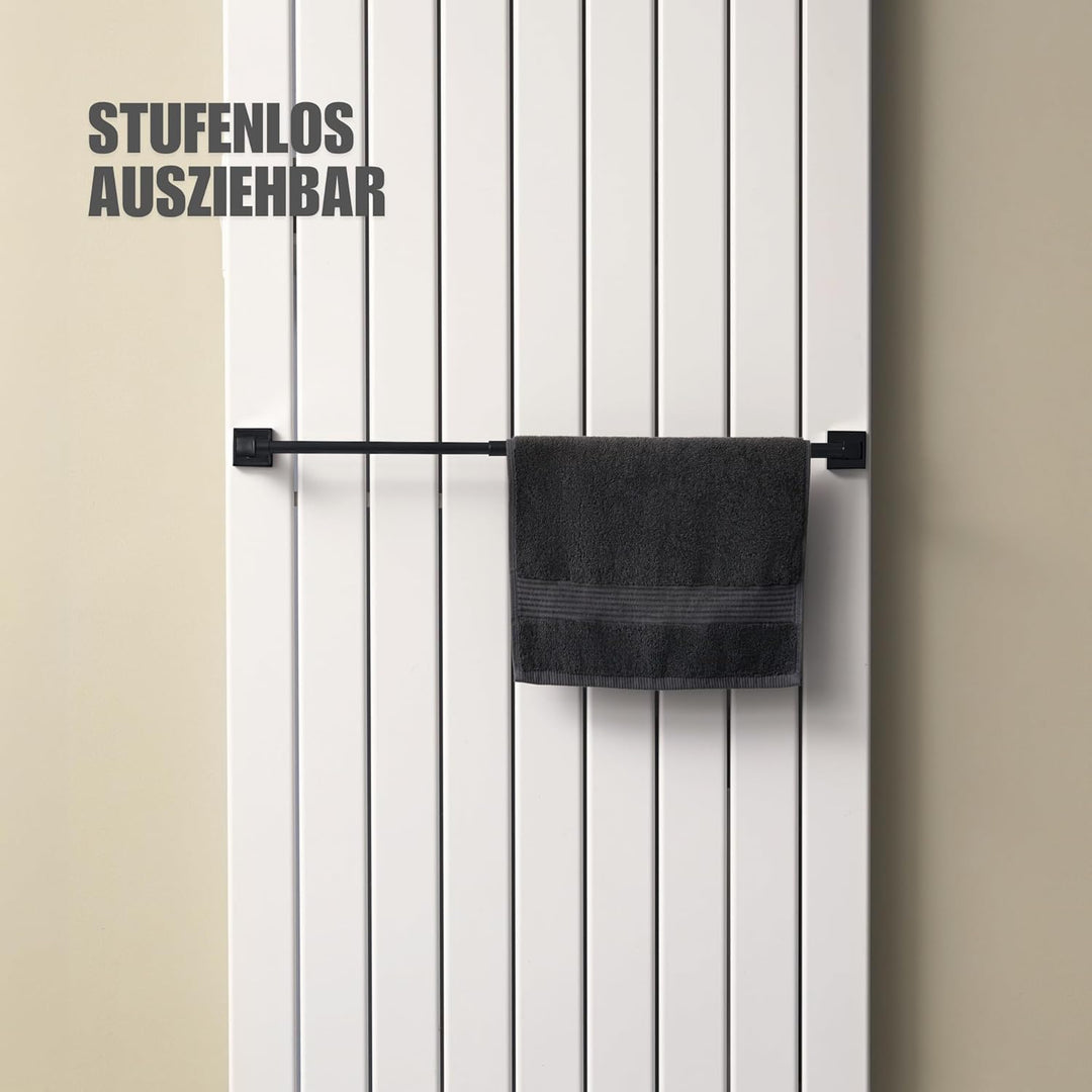 KRONWELL® Handtuchhalter Heizkörper - ausziehbar - Handtuchhalter Magnetisch - Badheizkörper Handtuc
