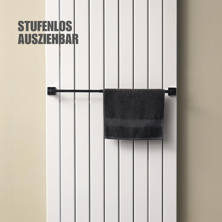 KRONWELL® Handtuchhalter Heizkörper - ausziehbar - Handtuchhalter Magnetisch - Badheizkörper Handtuc