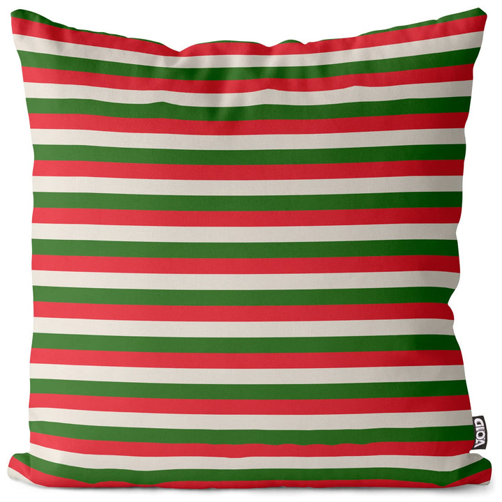 VOID Weihnachten Design gestreift Kissenbezug Kissenhülle Sofakissen Kissen Deko Weihnachten Winter